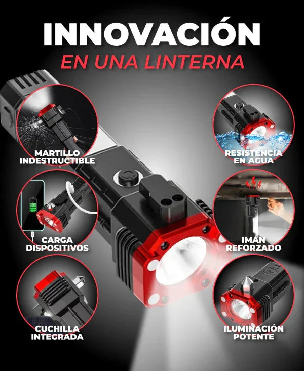 PAGA 1 E LLÉVATE 2 - PowerLUMEN™ Linterna militar indestructible estadounidense
